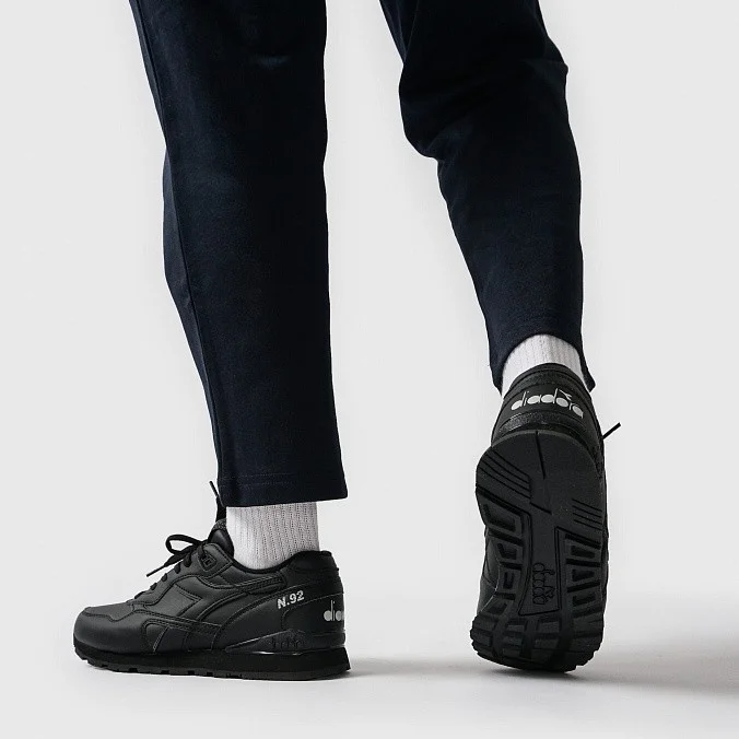Кроссовки мужские Diadora N.92 L Black/Black