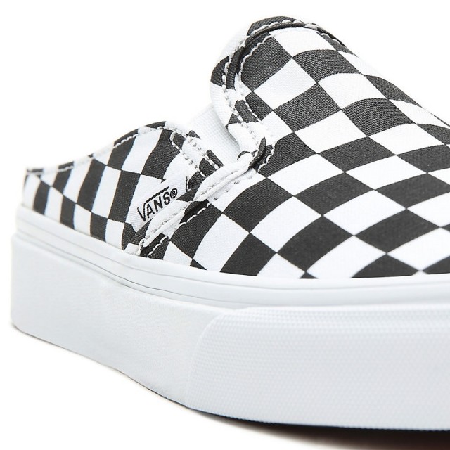 Мюли унисекс Vans Classic Slip-On Mule Checkerboard Black/True White