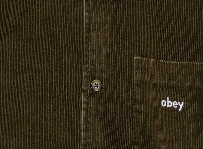Рубашка Obey Buckley Corduroy Woven