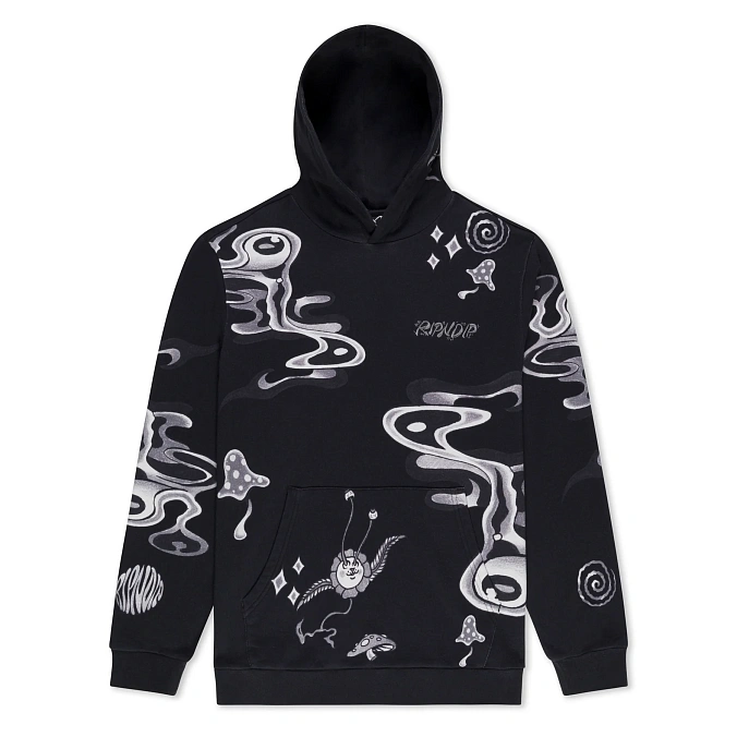 Толстовка RIPNDIP Space Walk Hoodie Black
