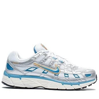 Кроссовки мужские Nike P-6000 White/Metallic Silver/Pale Ivory/Aegean Storm